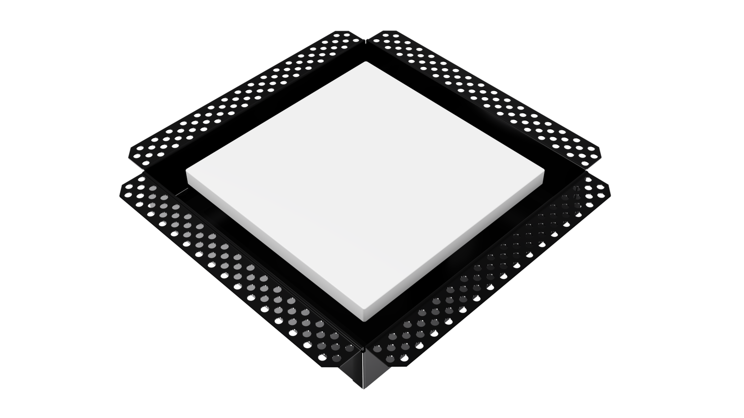 Frameless Square Magnetic Grille - VSQ200M.