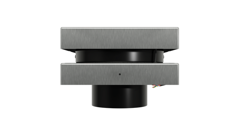 Side Profile - Ventech Curb Mounted Roof Extractor Fan - VCM190